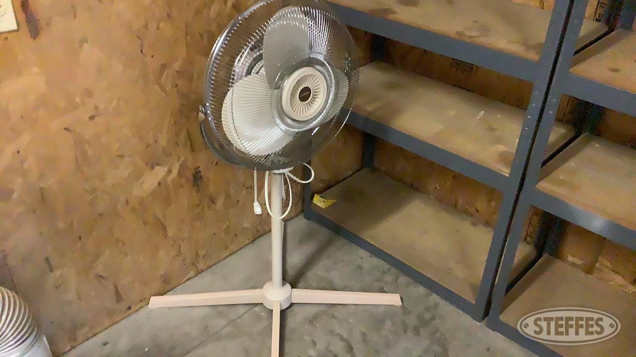 Oscillating Fan on Pedestal